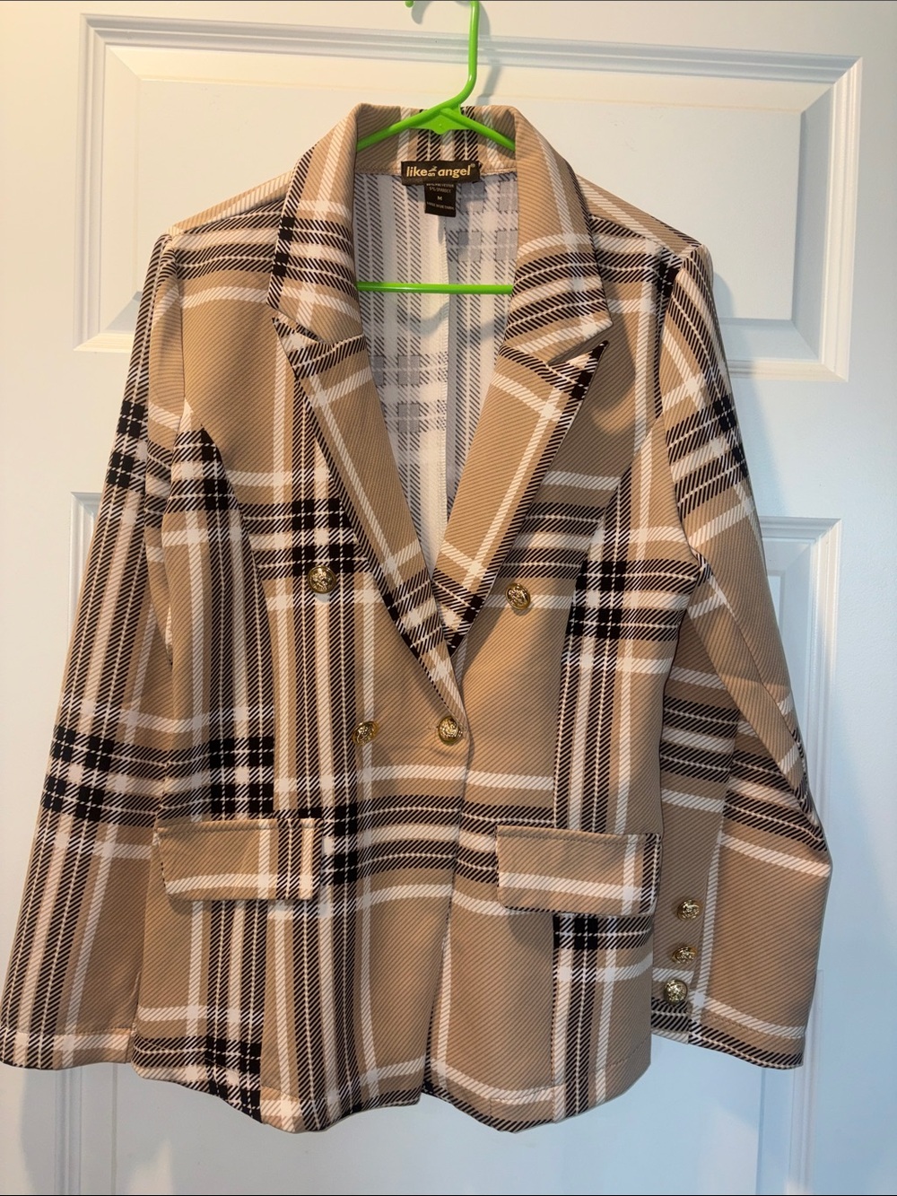Tan & Black Blazer